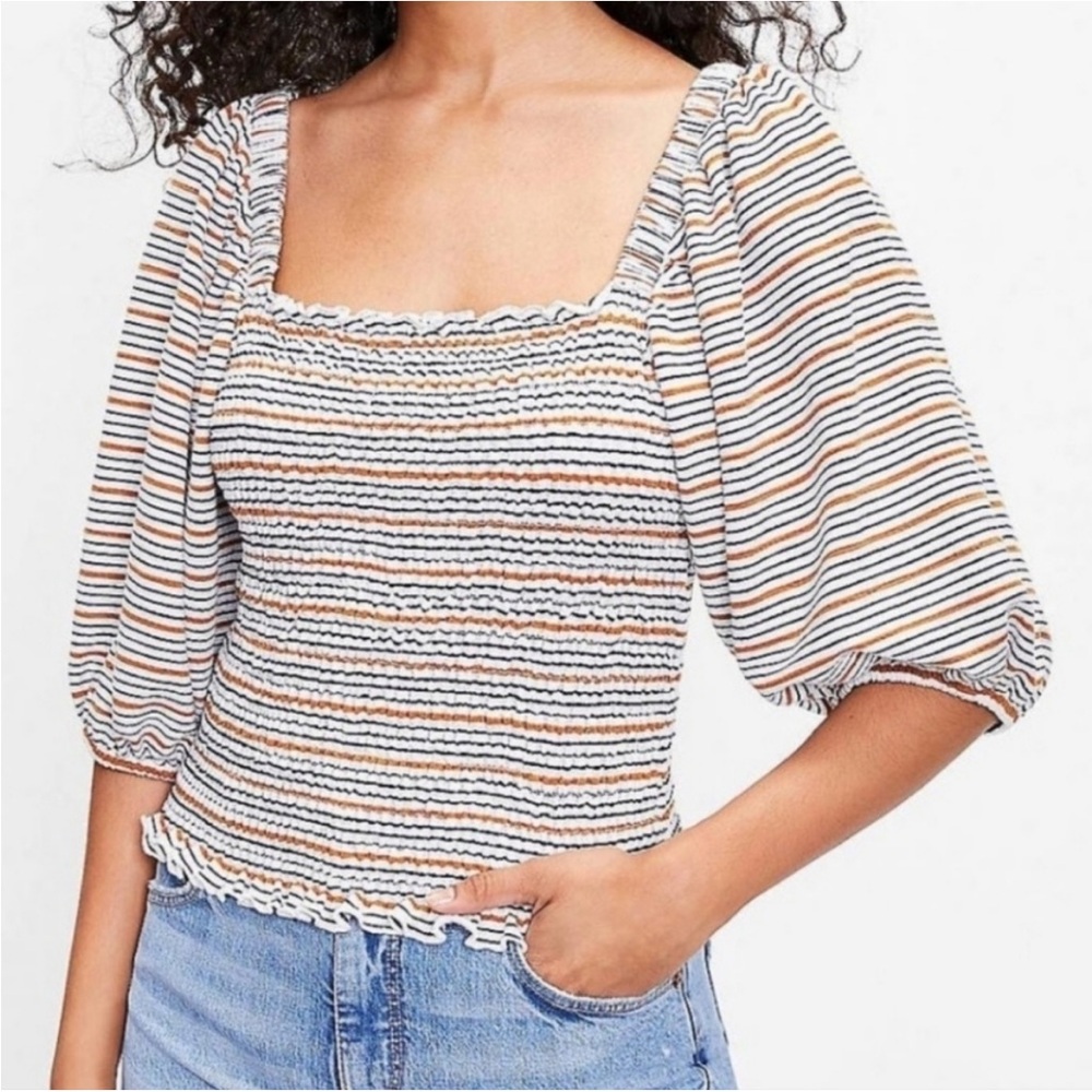 LOFT Puff Sleeve Top